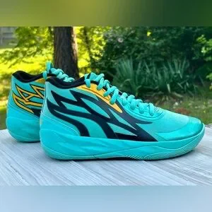 【大人気】PUMA Lamelo MB 2.0 アクアブルー/パープル Puma LaMelo Ball MB.04 